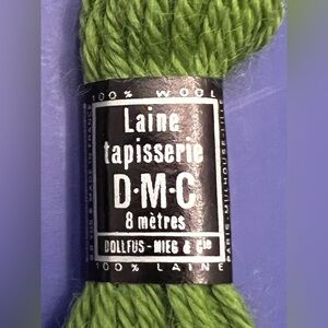 DMC Floralia Laine Divisible 100% Wool 7769 8.8 yards made in France Olive Green